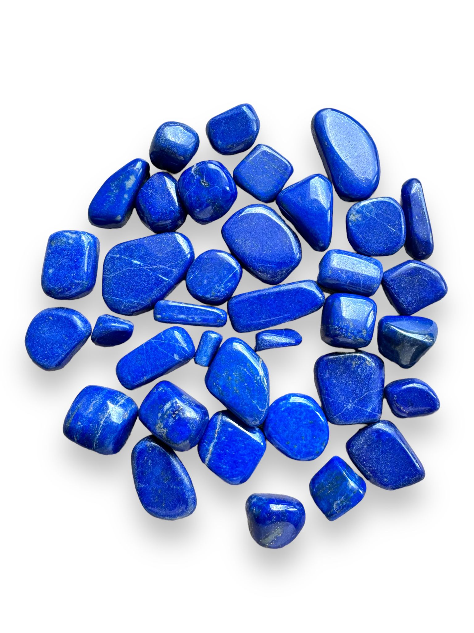 Handgeschliffene Lapislazuli Steine sehr gute Qualität 410g – Bild 2