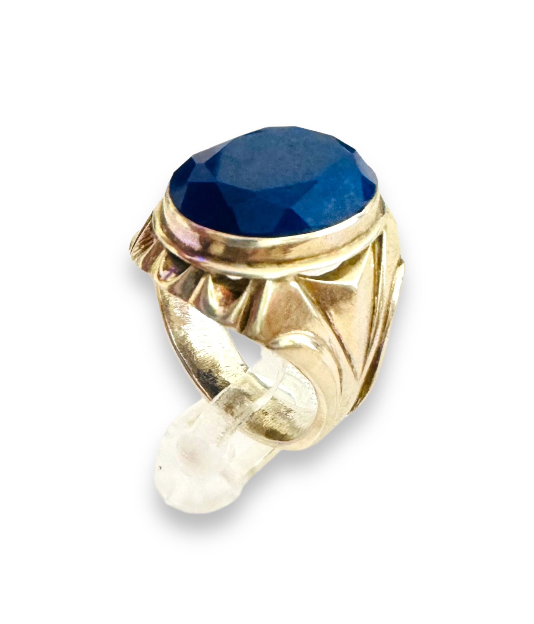 Lapislazuli 925er Silberring gute Qualität