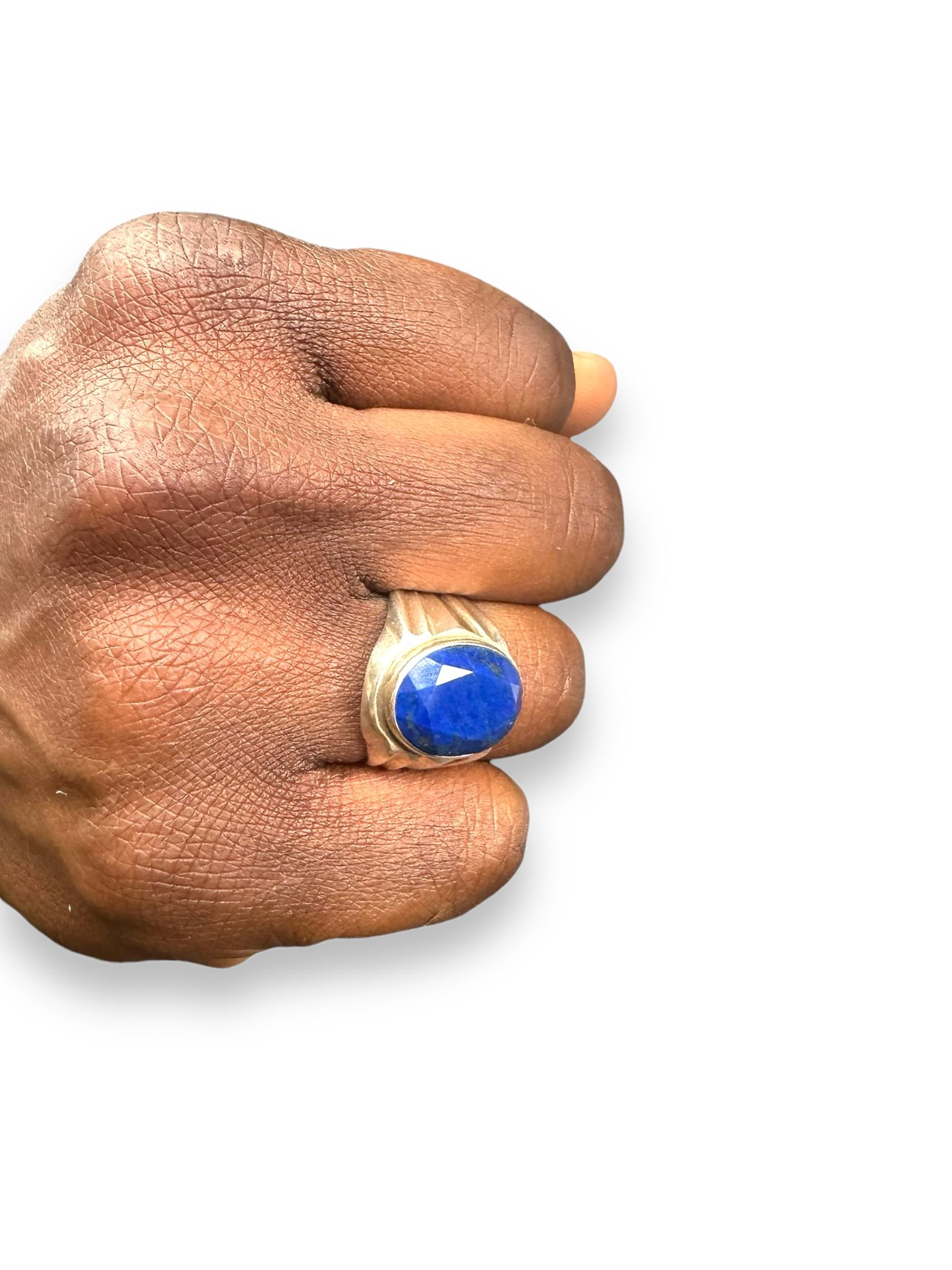 Lapislazuli 925er Silberring gute Qualität – Bild 2